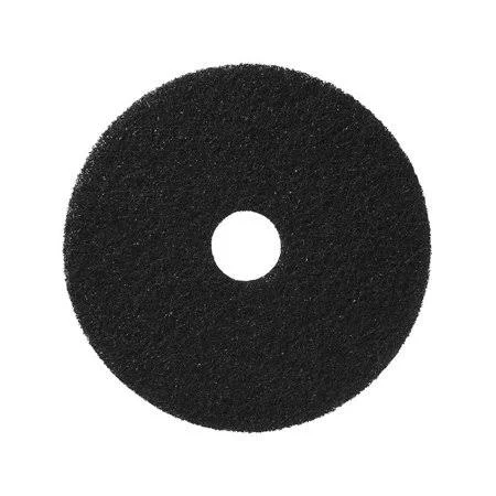 Nassco Pro Series Black Stripping Floor Pad - 5/Case, Size: 13 inch