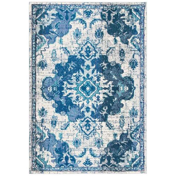 5&3x22 x 7&6x22 Rectangular Area Rug - Teal, Safavieh