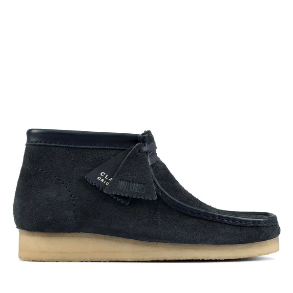 Clarks Wallabee - Mens 11 Navy Boot Medium
