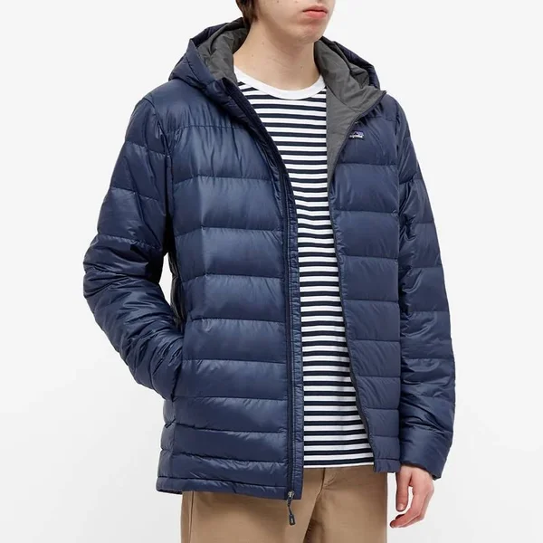 Patagonia Hi-Loft Down Hoody - Men's Navy Blue, XXL