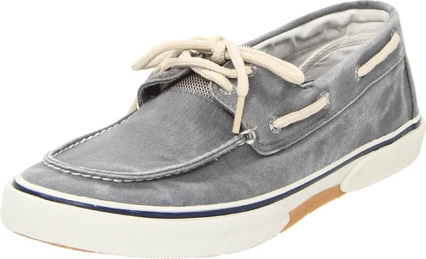 Men's Sperry, Halyard Boat Shoe, Size: 9 W, Gray