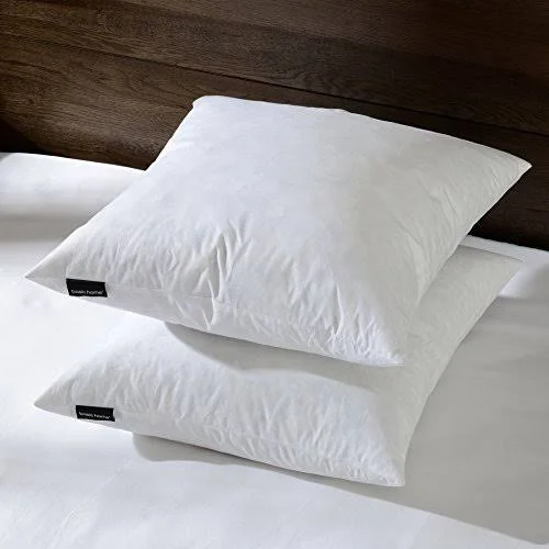 Basic Home 24x24 Euro Throw Pillow Inserts-Down Feather Pillow Inserts-Cotton