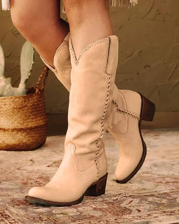 Lane Ladies Buttermilk Plain Jane Boot - 6