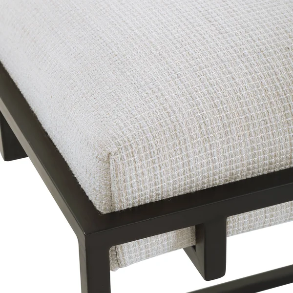 Uttermost 23580 Paradox White Small Bench