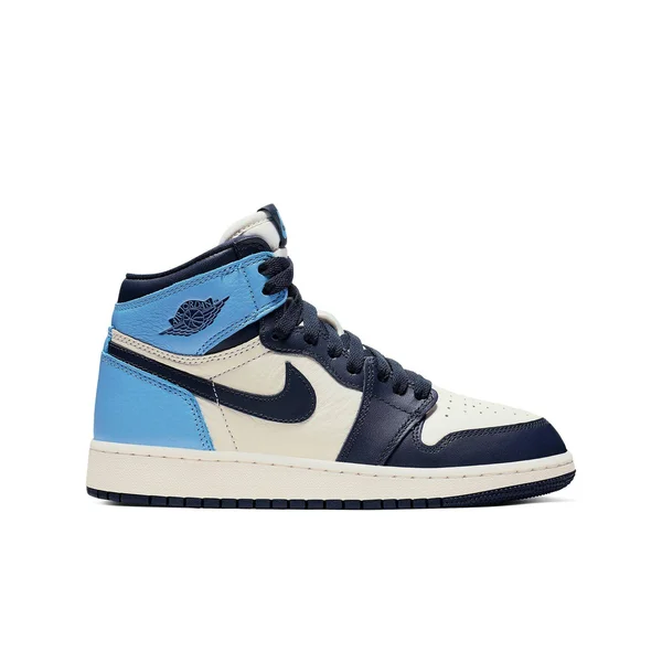 Air Jordan 1 Retro High OG GS &Obsidian& - 575441-140 - Size 4.5