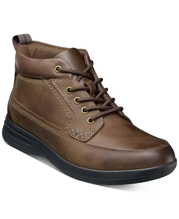 Men's Nunn Bush Cam Moc Toe Chukka Boot - Size: 8.5, Brown