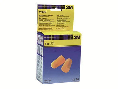 3M Disposable Earplugs Uncorded Orange (Pack of 200) 1100