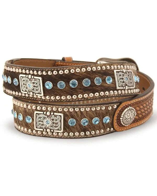 Nocona Men's Calf Hair Belt