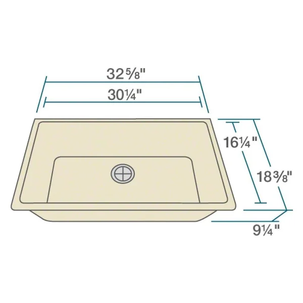 Rene R3-1006-CAR-ST-CGF Carbon Single Bowl Undermount Composite Granite Kitchen Sink with Grid and Matching Colored Flange
