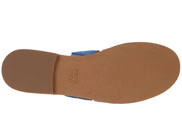 Frye, Evie 3 Band Slide, 8 US, Blue
