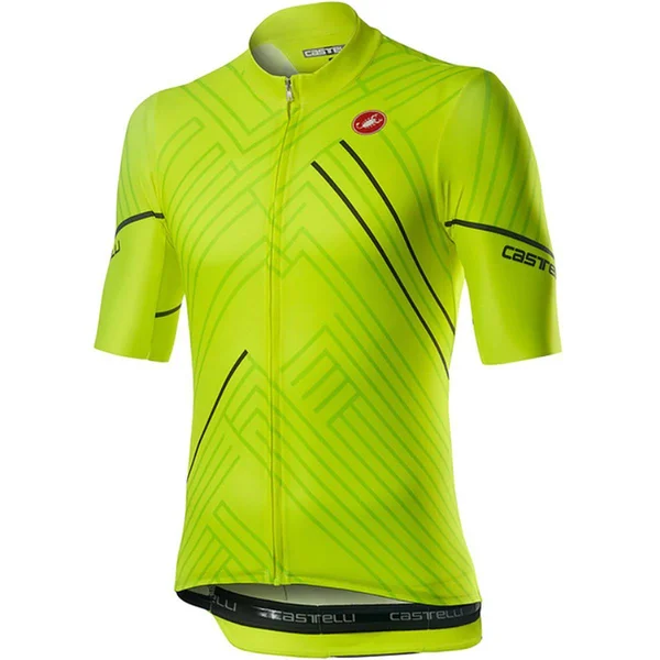 Castelli Passo Jersey - Yellow Fluo - L