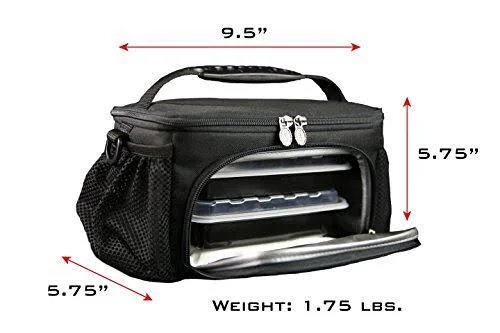 Isolator Fitness 2 Meal Isomini Meal Management Bag - Purple/Black