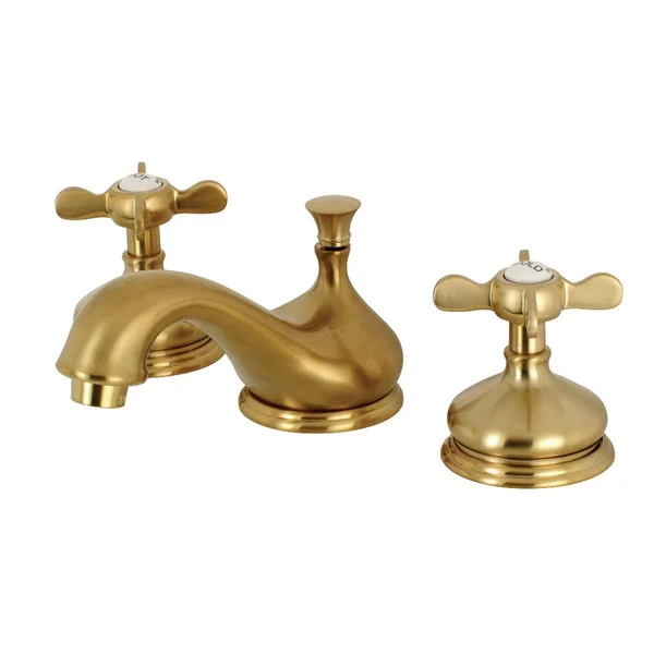 Kingston Brass KS1168BEX Widespread Lavatory Faucet, Satin Nickel