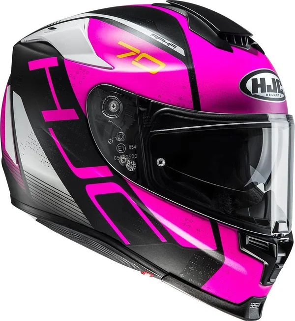 HJC RPHA 70 Vias Helmet, black-purple, Size M