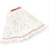 Swinger Loop Wet Mop Heads, Cotton/Synthetic, White, Large by Rubbermaid - RCPC113WHI