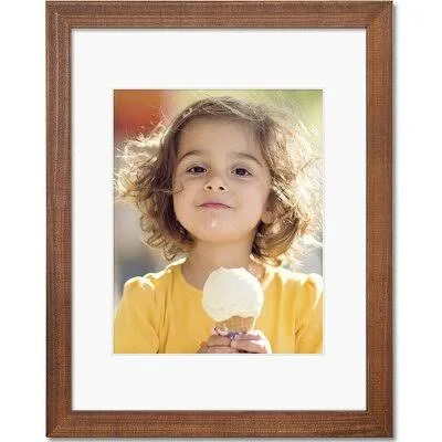 4x6 Picture Frame, Photo Frame Made of Solid Wood and High Definition Plexiglass for Wall Display Pictures, White Latitude Run C