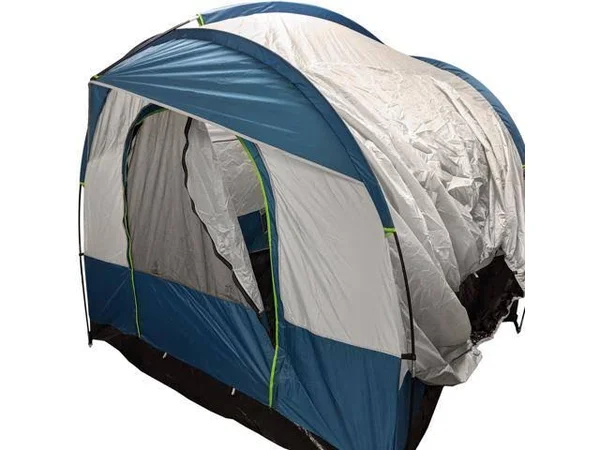 North East Harbor Universal SUV Camping Tent - Up to 8-Person Sleeping Capacity, Includes Rainfly and Storage Bag - 8& W x 8& L