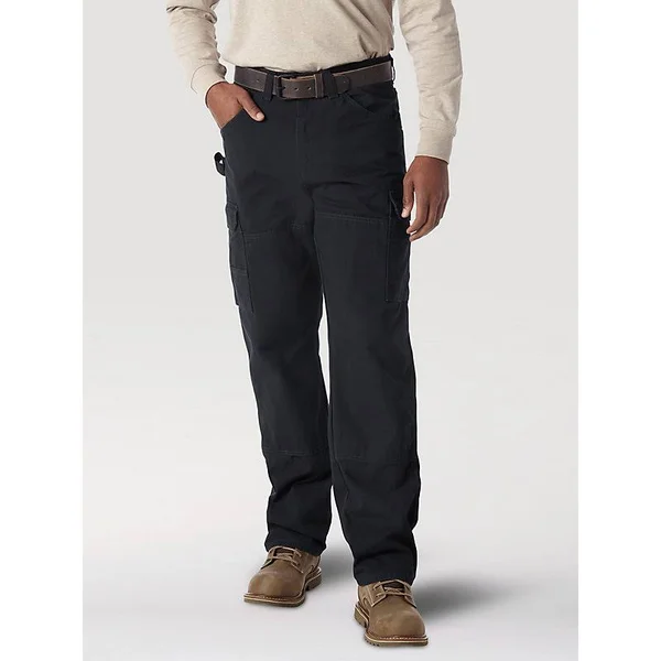 Wrangler Men's Riggs Workwear Ripstop Ranger Pant Black, 48x34