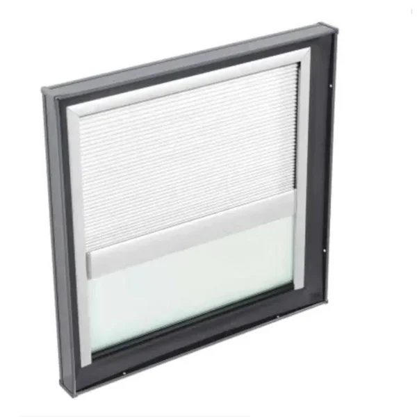 Velux FCM 3030 2004FH00 Skylight with Accessory Tray and Blinds Pleated 30 1/2