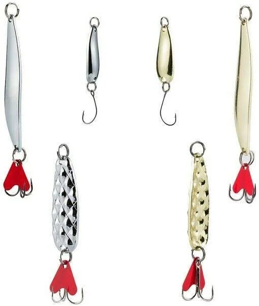 SKYSPER Fishing Lures Set with Tackle Box - Saltwater Freshwater Lures Including Spinners, Soft Plastic Worms, Crank Bait, Jigs