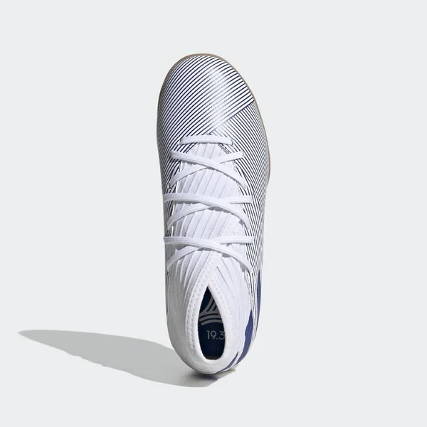 Adidas Kids& Nemeziz 19.3 Indoor Soccer Shoes, White
