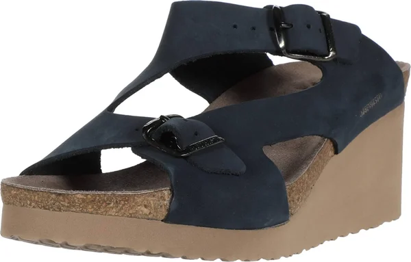Mephisto Terie Navy Sandalbuck, Women's, Size: 10