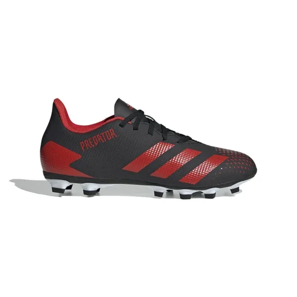 Adidas Predator 20.4 FxG Soccer Cleats - Men's, Black/Red