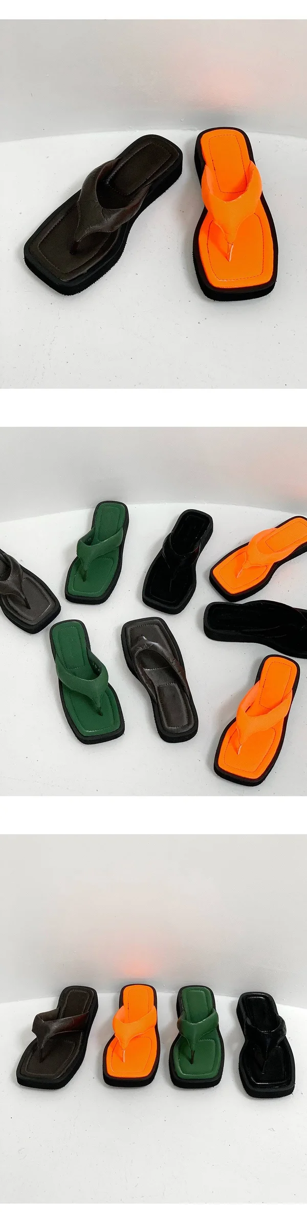 LED Flip-Flops Orange - 245