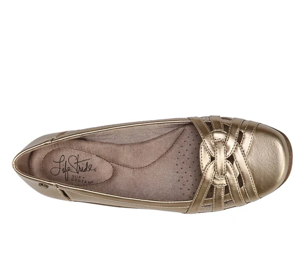 LifeStride Women's Diverse - Size: 11, Soft Gold Polyurethane