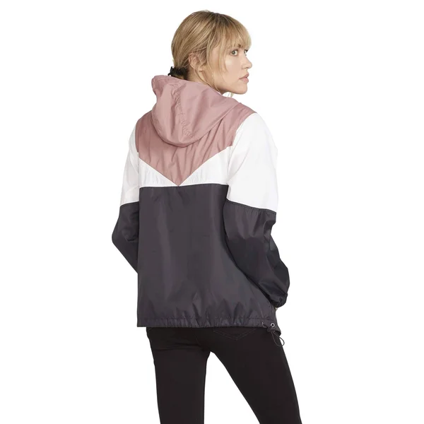 Volcom Wind Stoned Jacket Women's- Black Combo