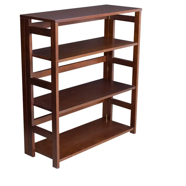 Regency Flip Flop 34x22 High Folding Bookcase- Mocha Walnut