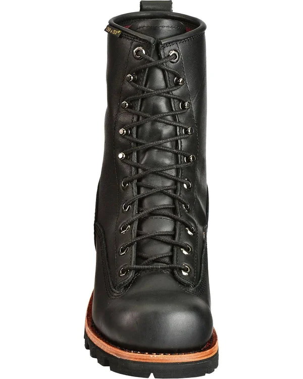 Chippewa Men's Insulated Waterproof Black Composite Toe Logger -10.5m