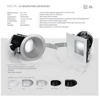WAC Lighting R4SWT-A927-HZWT Volta LED Module Haze White Wall Wash Trim