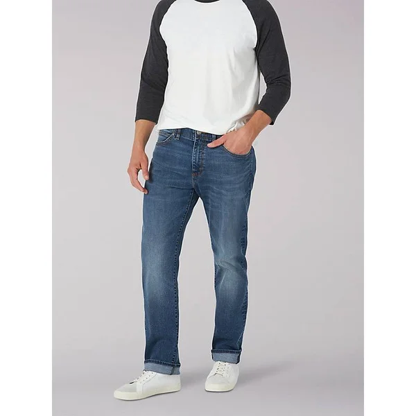 Lee Extreme Motion Athletic Taper Jeans Wipeout (Size 29 x 30)