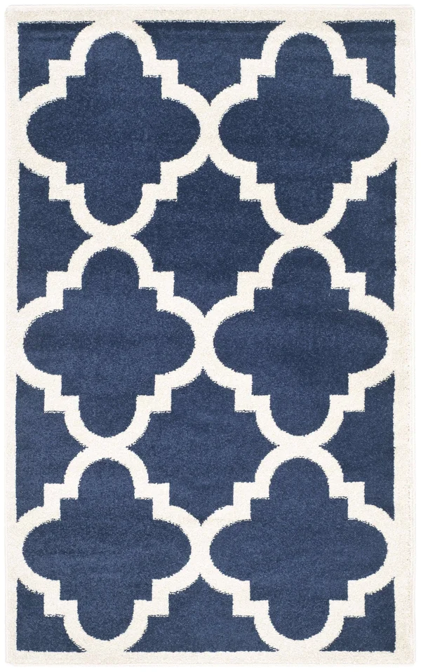 Safavieh Amherst Navy & Beige 4& x 6& Rug