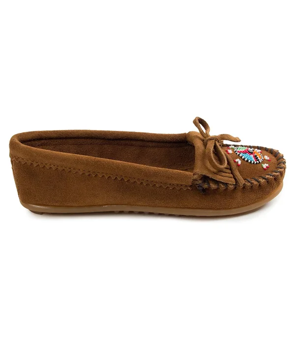 Minnetonka Women's Me to We Moccasin 8.5 - Dusty Brown