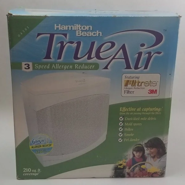 Hamilton Beach True Air 3 Speed Allergen Reducer 3M Filter 04381