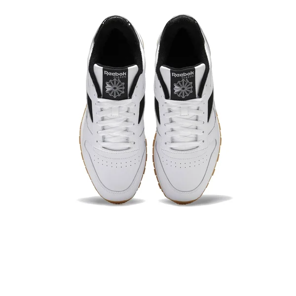 Reebok Lifestyle Classic Leather Mark Men's Shoes White/Black/White : 10.5 D