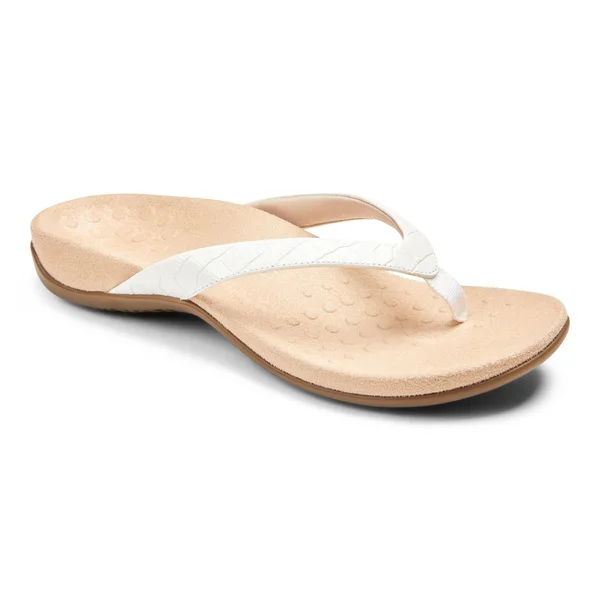 Vionic Dillon Women's Shoes White Lizard : 9 M
