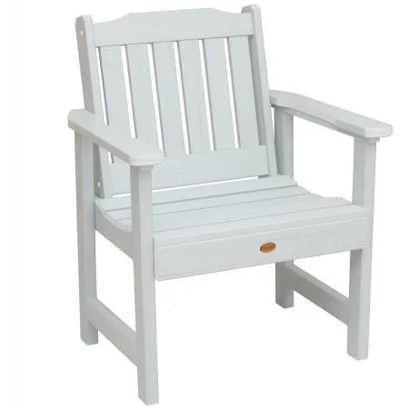 Highwood Eco-Friendly Recycled Plastic Lehigh Garden Chair - White