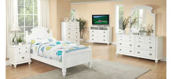 Glory Furniture Summit G5975A-TB Twin Bed - White
