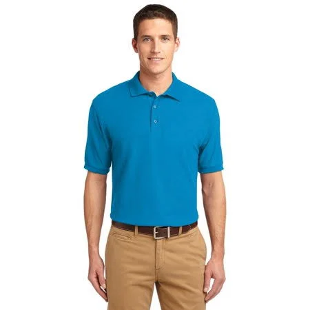 Port Authority K500ES Extended Size Silk Touch Polo - Turquoise - 10XL