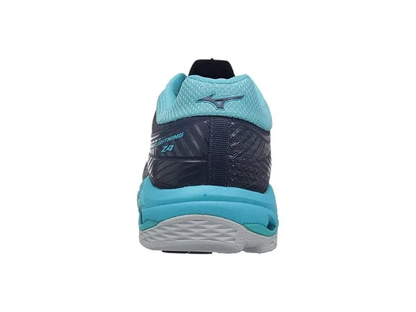 Mizuno Wave Lightning Z4 Navy/Aqua Women's Volleyball Shoes - Size: 7.5