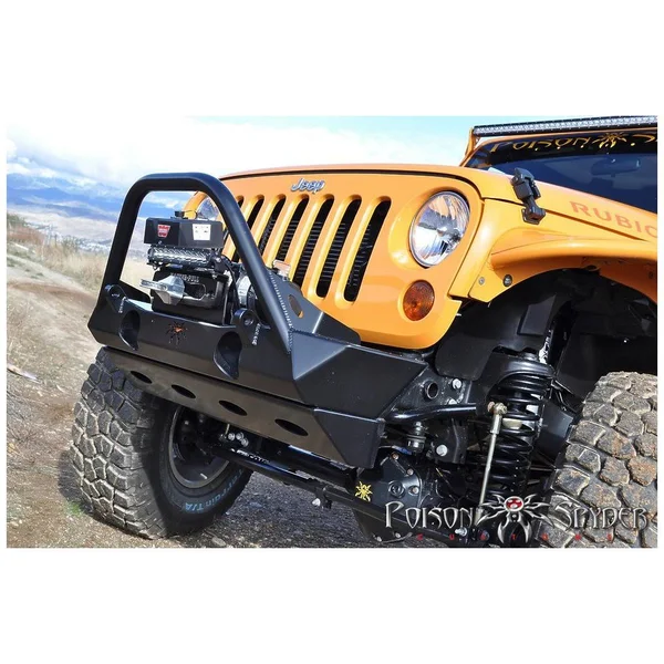 Poison Spyder 17-59-030P1 JK Brawler Lite Front Skid - Black