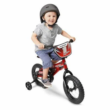 12in Hyper MX12 Bike - Red, with Training WheelsRed, by xpwholesale