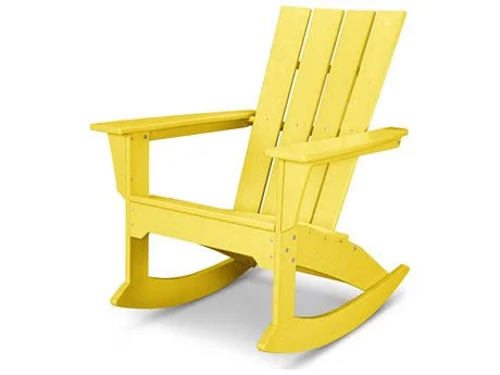 POLYWOOD Quattro Adirondack Rocker: Mahogany, 20.50" x 16.75" x 17.75"