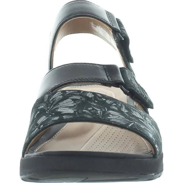 Women's Clarks Un Adorn Ease Sandal - 12 M - Taupe Metallic Leather