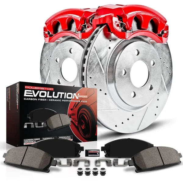 Power Stop - Front Z23 Evolution Sport Brake Kit with Calipers KC4623