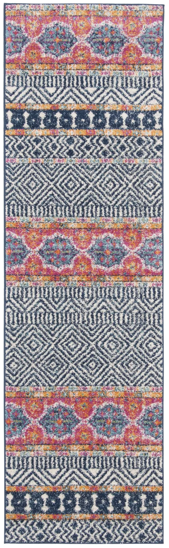 Safavieh Madison MAD797N 6&7x22 x 9&2x22 Navy, Ivory Area Rug