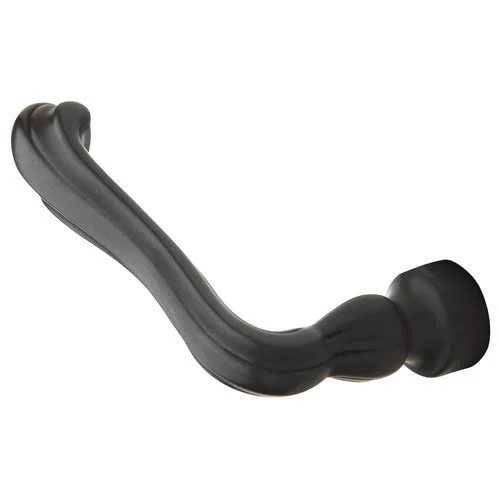 Baldwin 5101.LMR Single Left Hand Estate Lever Minus Rosettes Non-Lacquered Brass